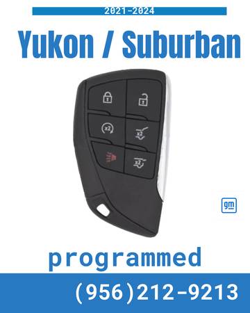 2021-2024 Yukon / Suburban Smart Proximity Key Remote 1