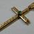 Traditional Cross 18 KT Gold Emerald Center 45 mm Size 8 thumbnail