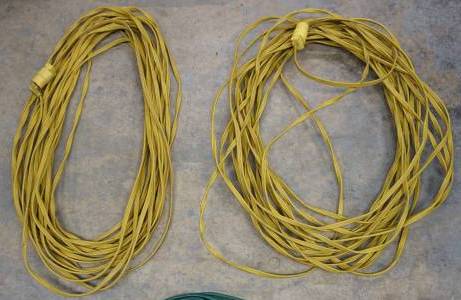 (2) Electrical Power Extension Cords 100' Feet Foot Each 1