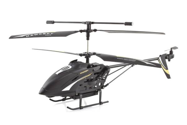 Hawkspy Electric RC Helicopter with Camera.  Remote control.  Like New 1