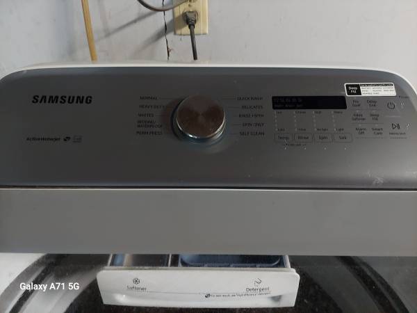 4 year old Samsung deep drum top loading waher 1