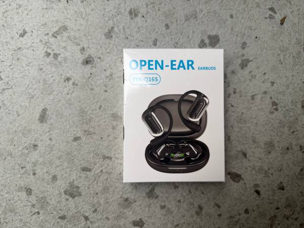 Open Ear Headphones, Bluetooth Ear Buds 5.4 Wireless Earbuds with LED 1