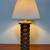 Antique Turned Wood Mid Century Table Lamp 5 thumbnail