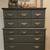 Newly Refinished Dark Green Tall Dresser 3 thumbnail