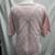 Prizms Pink Boat Neck Drop Sleeve Geometric Knit Top - No Size Tags 5 thumbnail