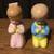 TWO KIDS GIRL PINK BOY YELLOW BLUE KNEELING PRAYING STATUE JULIE 79 6" 1 thumbnail