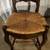 Woven seat Mahogany ladder-back chairs 3 thumbnail