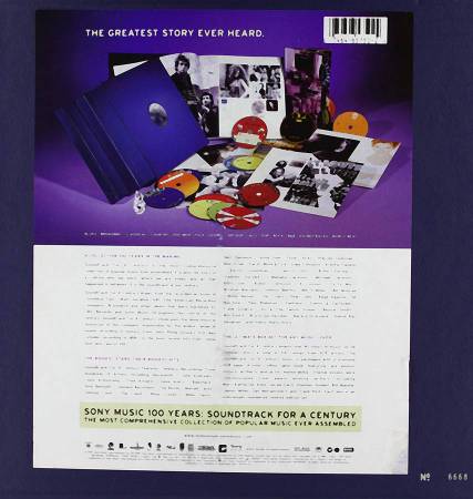 Sony Music 100 Years: Soundtrack For A Century [NEW] - cds / dvds
