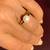 14K Yellow Gold Ring ( Size 6-7) with Natural Akoya Pearl 17 thumbnail