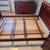 ANTIQUE SOLID WOOD FULL SIZE BED WITH NIGHT STAND 7 thumbnail