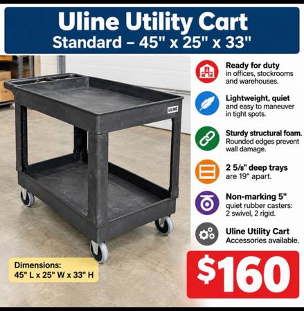 ULINE UTILITY CART 1