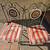 Pair of Folding Mosaic Design Metal Chairs w/ Cushions - Used Outdoors 2 thumbnail