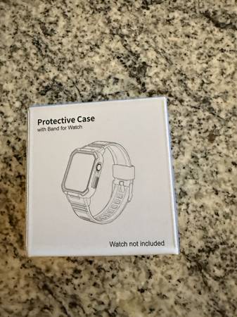 NEWDERY Bands with Case Compatible with Apple Watch 38Mm 40Mm 41Mm, Ru 1