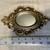 Vintage 1960s New Haven Ornate Gold Oval Clock & Mirrors Burwood Works 13 thumbnail