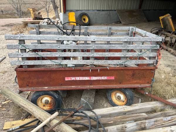 Wheel horse wagon 1