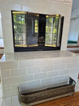 FLASH SALE!!! 37” Gas fireplace insert $35, Shelf 1