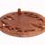 Round Carved Wooden Trivet with Corn Motif 3 thumbnail