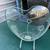 Heart shaped Glass Or Betta Fish Bowl Vase with Stand 5 thumbnail
