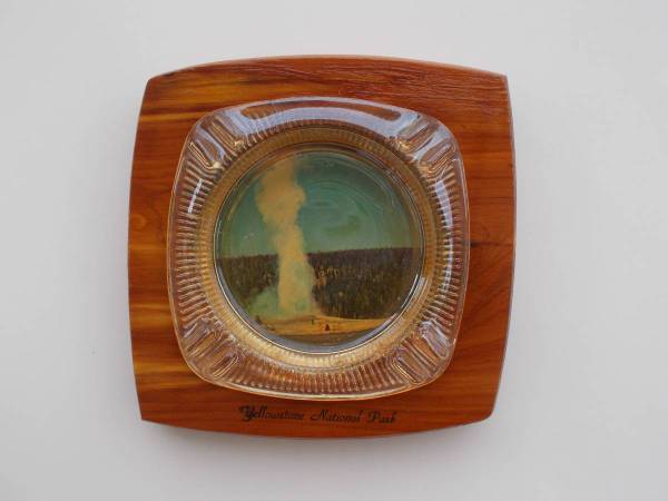 Yellowstone Ashtray, 5" x 5" 1