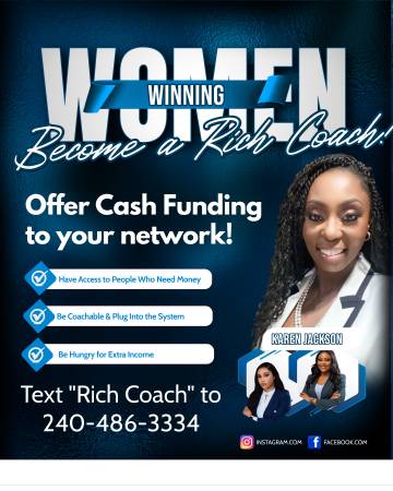 Become a Rich Coach!! Funding Agent Opportunity! 1