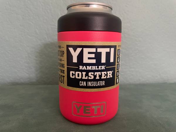 YETI 12 oz Colster Can Cooler (Bimini Pink) 1