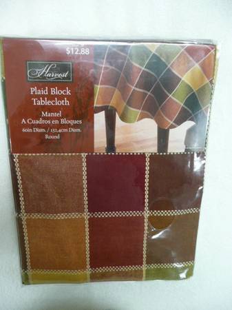 NEW Tablecloth 60 inch round 1