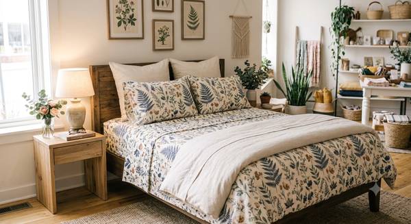 Cotton Double Bedsheet – Soft Weave That Holds Up to Daily Wash 1