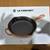 LeCreuset 9" Skillet In White Enamel Cast Iron 3 thumbnail