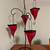 Five Decorative Hanging Votive Candle Holders - 3 and 4 Candle 15 thumbnail