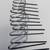 12pc BargainBundle 🇨🇦 Steel+Rubber Pant Hangers 7 thumbnail