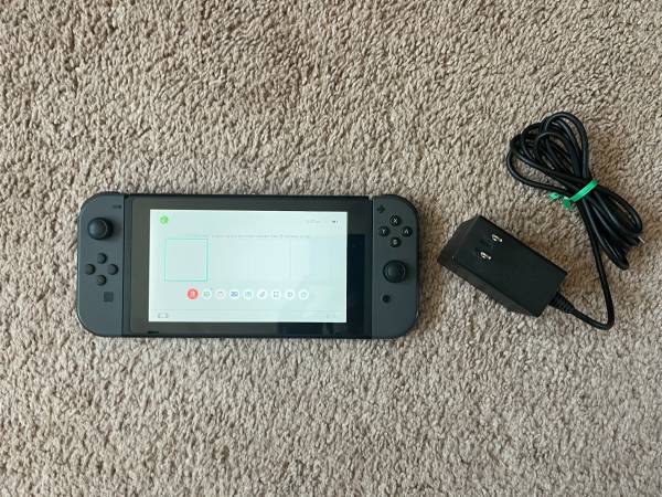 Nintendo Switch Game Console with Power Adapter 1