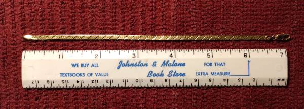 7" Gold Bracelet Herringbone 14kt 1