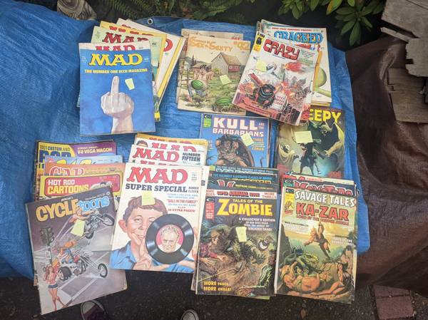 MAD MAGAZINE and COMIC BOOK S LOT all vintage 1