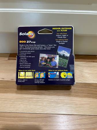 Solaris Disposable Camera 800 - $10 (Bay View)63471070968961121