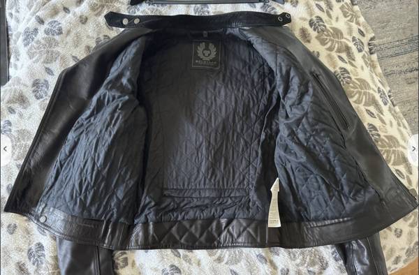 Chaquetón de cuero Belstaff Ivy Bull para motocicleta - $850 (Reston)63470995117569123