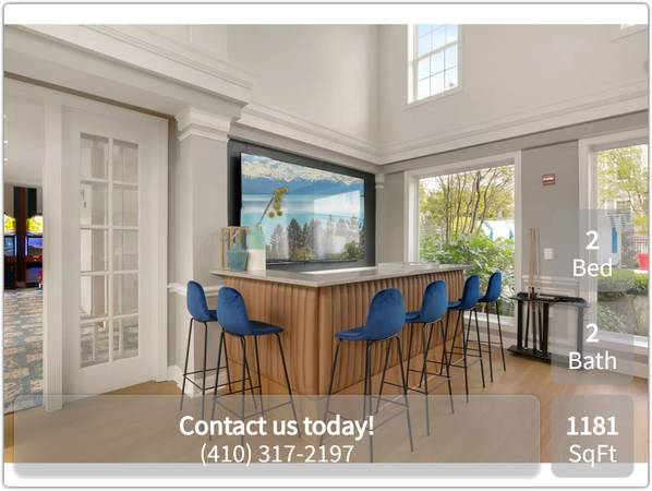 $2,429 / 2 habitaciones - 1181 pies² - Más allá de cuatro paredes: ¡Un lugar para llamar verdaderamente hogar! (Elkridge)63694763069571122