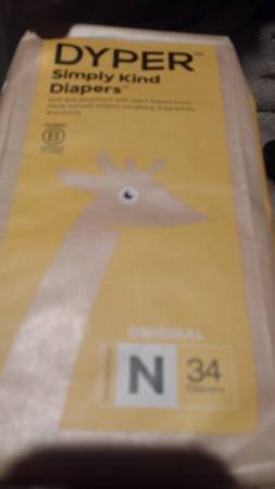 Dyper simply kind diapers size and 34 diapers 10 lb or less newborn! N 1