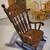 WALNUT ARROWBACK ANTIQUE ROCKING CHAIR 2 thumbnail