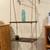 Hanging Wood Shelves - Floating 3 Tier - Rope Suspended 2 thumbnail