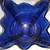 5 Vintage Cobalt Blue Bottles 1)Acqua Della Madonna Teardrop 9 thumbnail