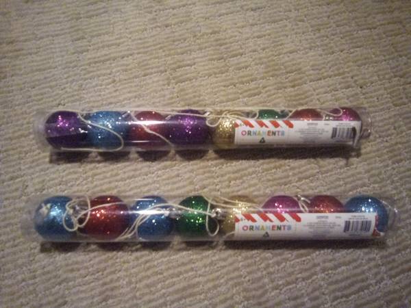 Christmas Glitter Ornaments 1