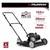 20" 125 cc Briggs & Stratton Walk Behind Gas Push Lawn Mower w/4 Wheel 1 thumbnail