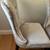 NEW 2 - Chairs Plush Gray Silver Nail Head Trim Dark Wood Legs EACH... 8 thumbnail