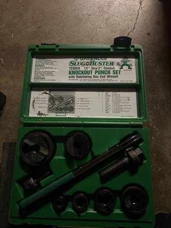 Greenlee knockout punch set 1