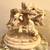 Hand Carved Marble Sculpture Dogs & Mountain Lion in Tree 1 thumbnail
