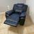 Black reclining leather oversized 3 pc living room set - new 6 thumbnail