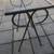 Vintage Salterini iron / mesh nesting patio table A44 6 thumbnail
