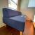 Blue couch lightweight, lightweight wood feet 1 thumbnail