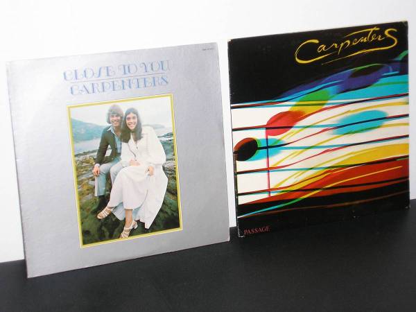 CARPENTERS VINYL RECORDS (2), "Close To You" & "Passage" 1