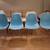 Eames style mcm eiffel 4 dining chairs " Blue" 5 thumbnail